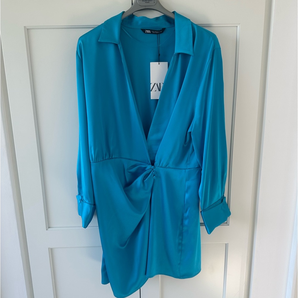 Zara Blue Mini Dress